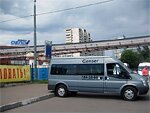 Бесплатный автобус Genser в пункт аренды автомобилей АрендаАвто-млз на ул.Добролюбова